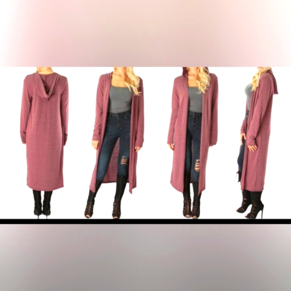 ♡LyssLoo Long Hooded Cardigan♡